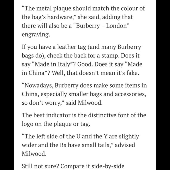 Burberry Tan/Black/Red Plaid CanvasTote Black Patent Leather Silver9.5”x9.5”x5” - Picture 16 of 17